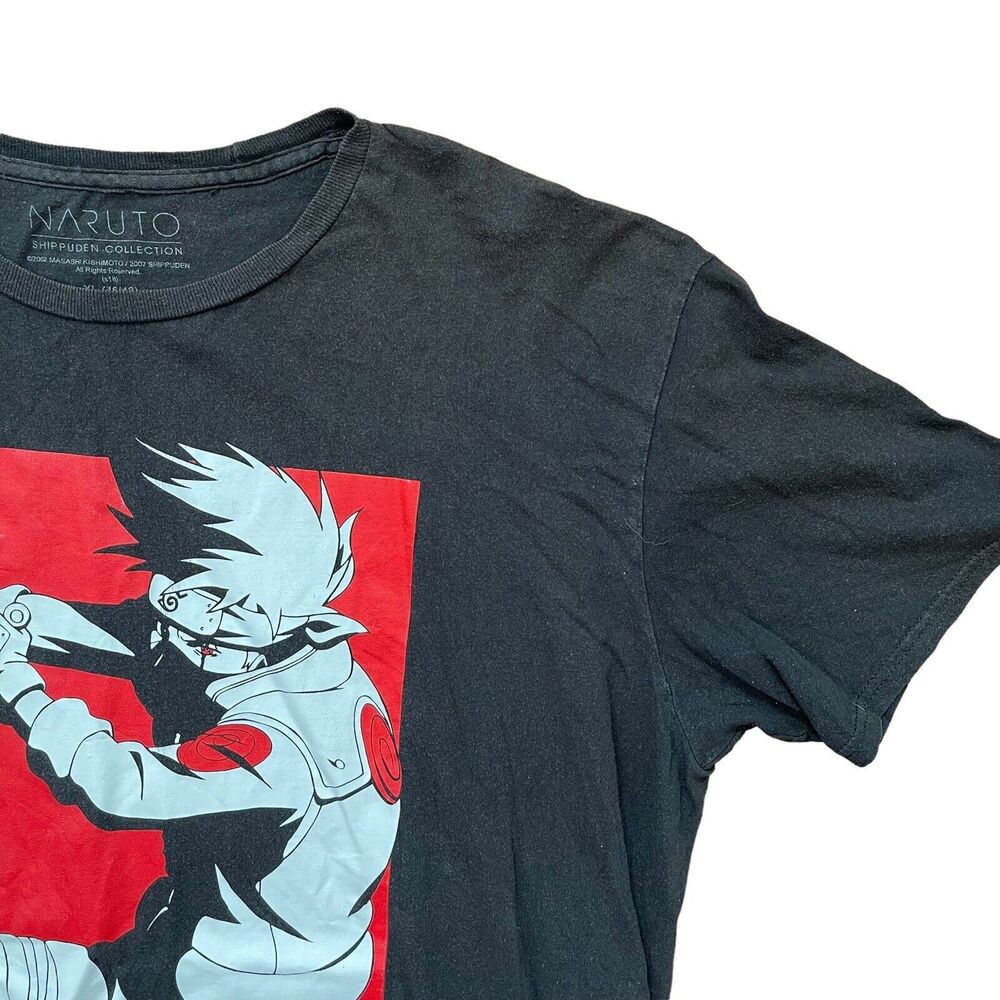 Naruto Mens Size XL T-Shirt Short Sleeve Shippuden Collection Tee 2002 FADED - Picture 4 of 11